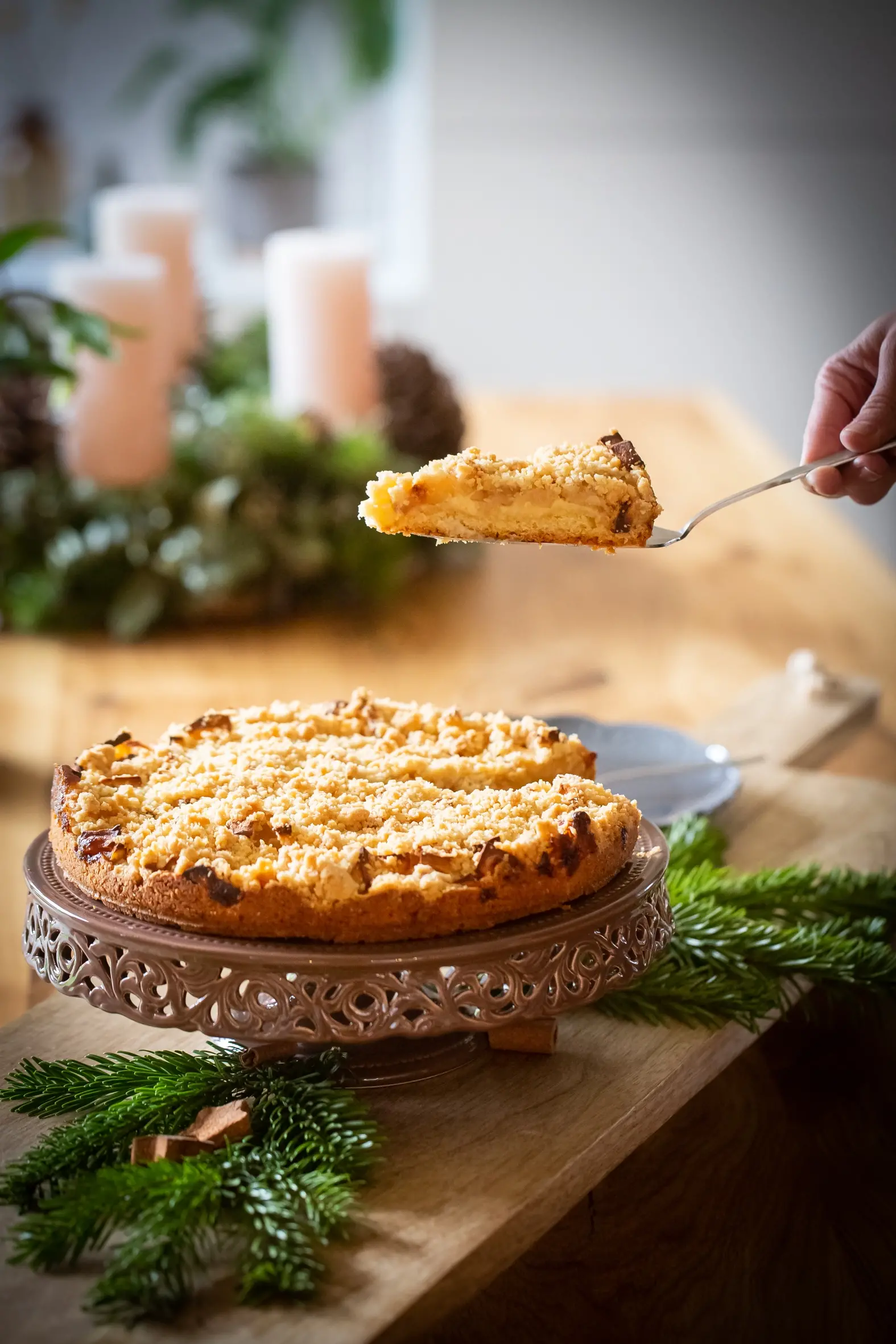 Versunkener Apfelkuchen