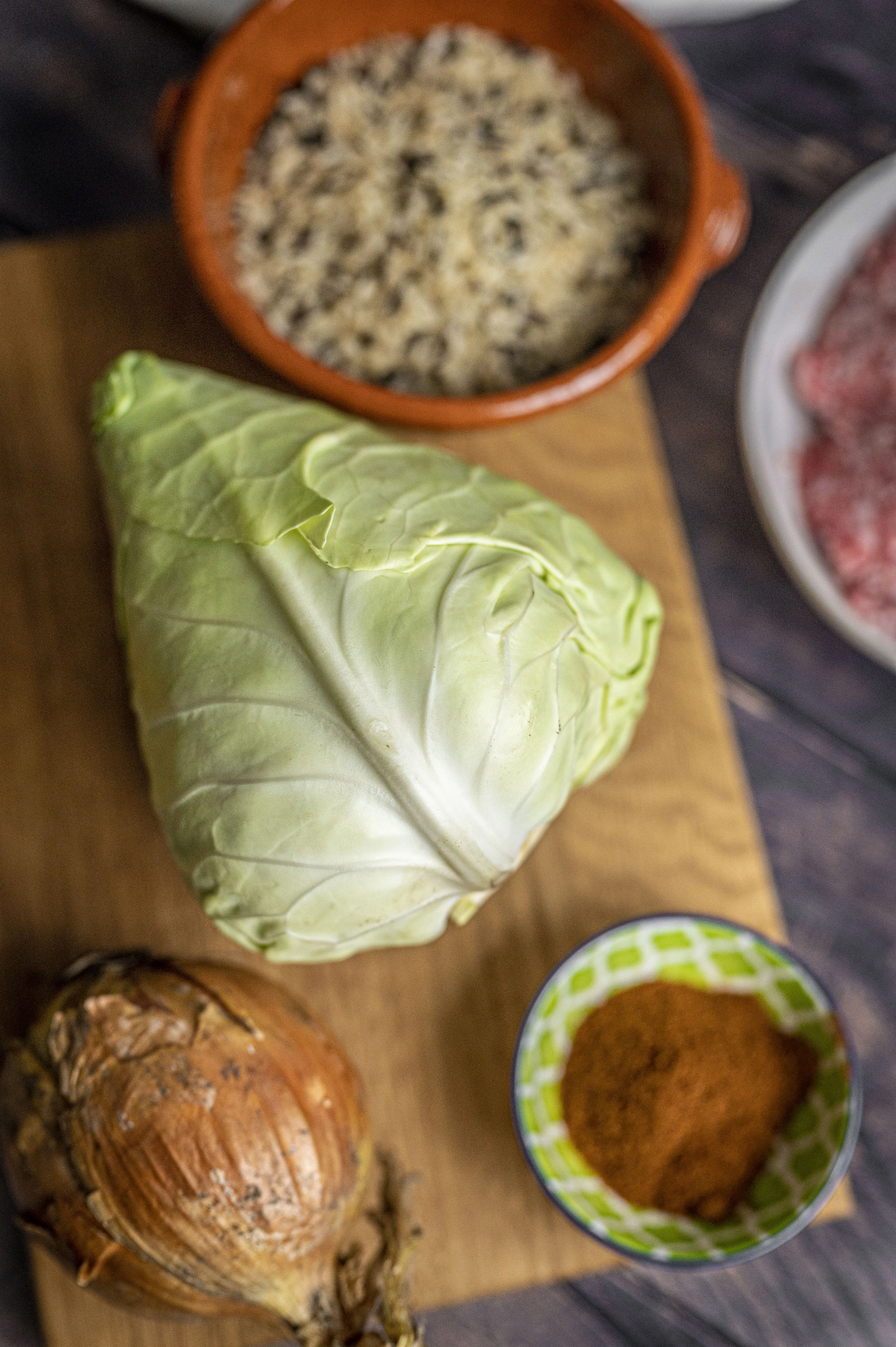 Spitzkohl Hackfleisch Pfanne